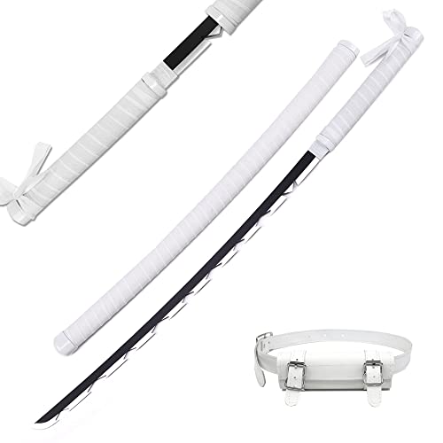 Hejiu Cosplay Anime Katana Sword, Demon Slayer Sword Real Metal, Stainless Steel, Rengoku/Tanjiro/Zenitsu/Inosuke Knights Multi-Style Exquisite Version - Hashibira Inosuke