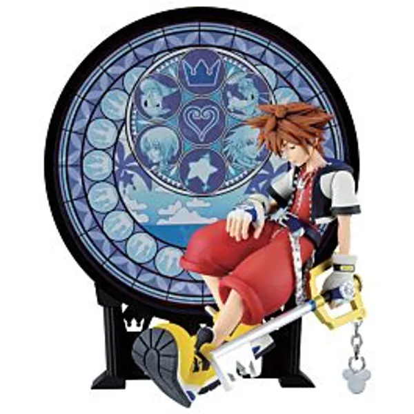 Ichiban Kuji Kingdom Hearts Linking Hearts Kuji Game INDIVIDUAL PRIZE Sora Stained Glass Figurine