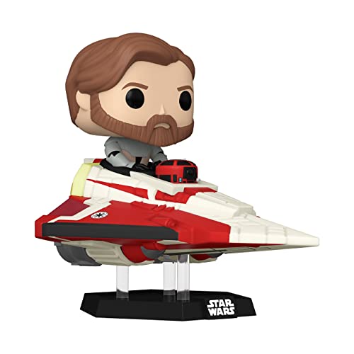 Funko POP! Rides: Star Wars - Obi-Wan Kenobi In Delta 7 - Amazon Exclusive - Collectable Vinyl Figure - Gift Idea - Official Merchandise - Toys for Kids & Adults - Movies Fans