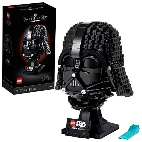 LEGO 75304 Star Wars Darth Vader Helmet Set, Mask Display Model Kit for Adults to Build, Gift Idea for Men, Women, Him or Her, Collectible Home Decor Model - single