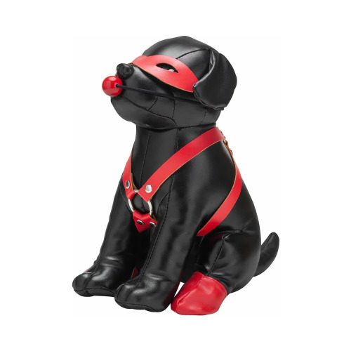 Bondage Puppies Booted Up Bandit Leather Stuffed Animal