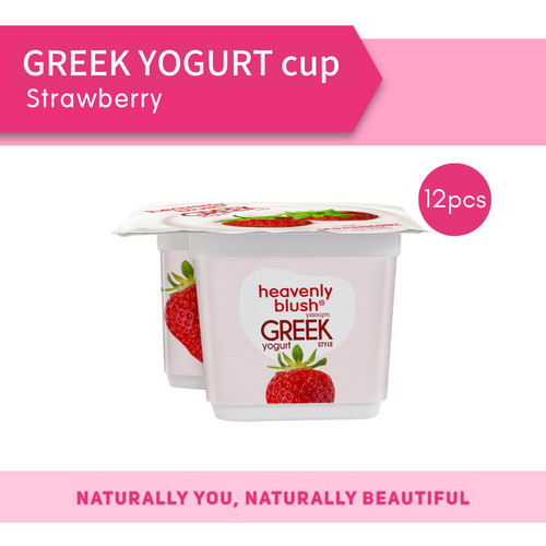  Yogurt Heavenly Blush Greek Cup Strawberry [100gr x 12 pcs] 
