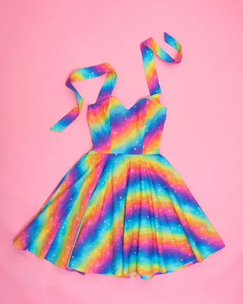 Pastel Rainbow space dress
