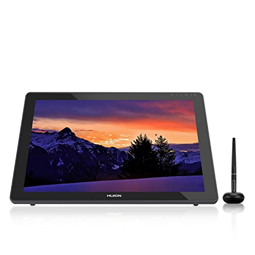 HUION 2020 New KAMVAS 22 Graphic Drawing Tablet 21.5" with Screen Newest Battery-free Stylus PW517 Support Windows, macOS, Android & Switch 120% sRGB Anti-glare Matte Film for Remote Learning & Work - Kamvas 22