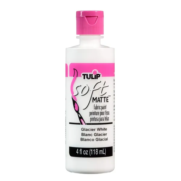 Tulip Soft Paint 20403 Sfp 4Oz Matte Glacier White, 4 Fl Oz (Pack of 1) - Matte Glacier White