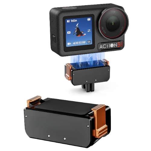 Tomat Action 5 Pro tutucu, manyetik adaptör tutucu, DJI Osmo Action 5 Pro/Action 4/Action 3 için, hızlı değiştirme adaptörü, bağlantı adaptörü, uzatma tabanı aksesuarı