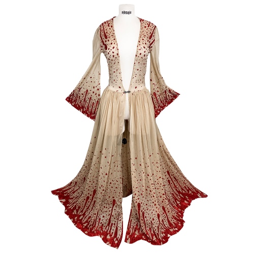 RTO - SPARKLY CRIMSON PEAK DRESSING GOWN | S