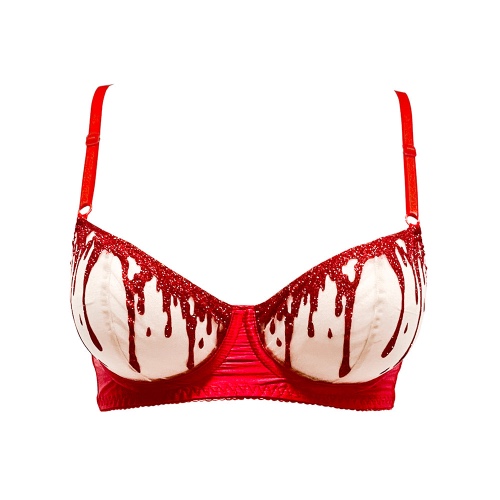 RTO - BLOOD DRIPS UNDERWIRED BRA | 3 (32D / 34C / 36B / 38A)