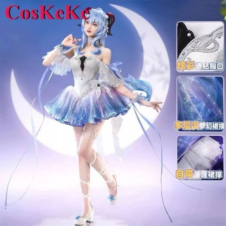 Ganyu genshin impact cosplay et mercy overwatch 