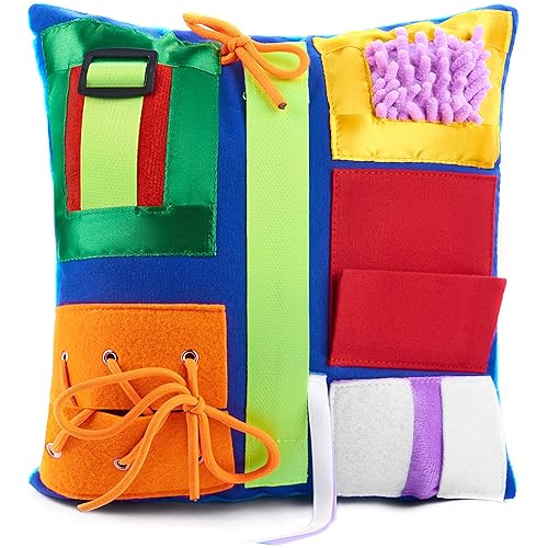 Sensory Pillow | Includes Pillow | Calming Activities for Adults with Dementia | Fidget Pillow | Dementia Products for Elderly | Dementia Pillow | Helps Alzheimers, Dementia, Asperger’s & Autism - Pillow
