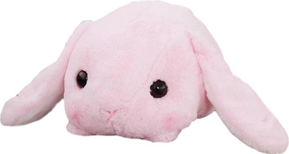 Chonky Bunny Plush Toy (4 COLORS) - Pink