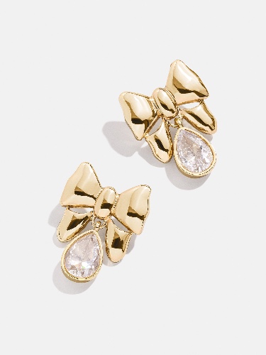 Belle Earrings - Clear/Gold | Default Title