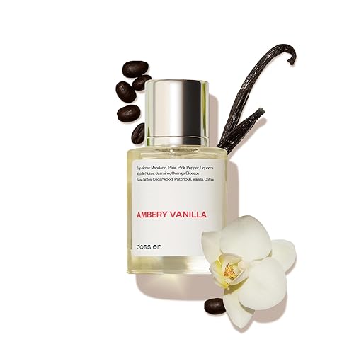 Dossier - Ambery Vanilla 1.7Oz (50ml) - Eau de Parfum - Inspired by YSL's Black Opium - Long-lasting Fragrance - Feminine - 1.7 Fl Oz (Pack of 1)