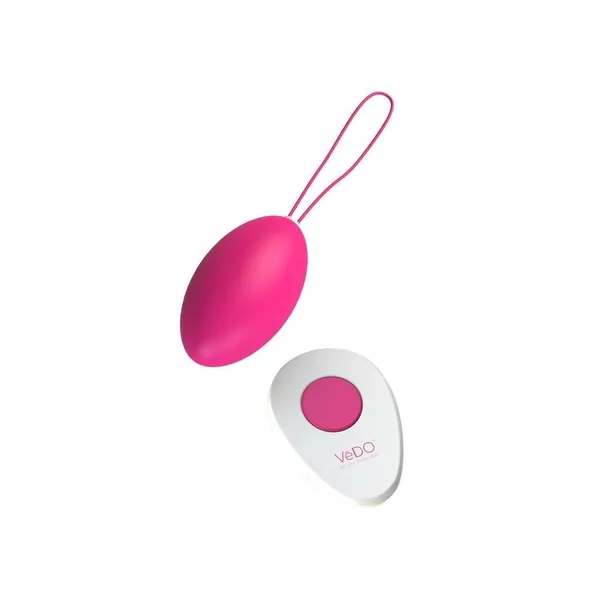 VeDO Peach Remote-Controlled Vibrating Egg - 'Foxy Pink' by Condomania.com