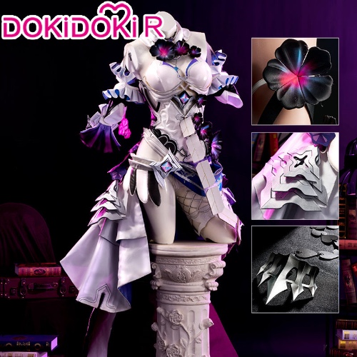 【Size S-2XL】DokiDoki-R Game Honkai Impact 3 Cosplay Kiana Kaslana Costume  Herrscher of Flamescion | Costume Only M-PRESALE