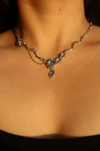 Opal Dangle Necklace | Default Title