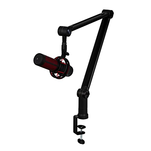 IXTECH Microphone Boom Arm with Desk Mount, 360° Rotatable, Adjustable and Foldable Scissor Mounting for Podcast, Video Gaming, Radio and Studio Audio, Sturdy and Universal - Elegance Model - 1. MI02 ELEGANCE