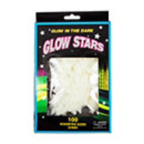 100 Piece White Glow in the Dark Stars - Spencer's