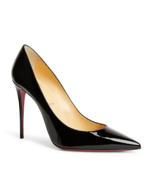 Christian Louboutin black Kate Patent Leather Pumps 100 | Harrods UK