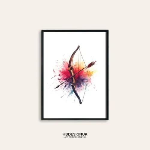Archery Print | Watercolor