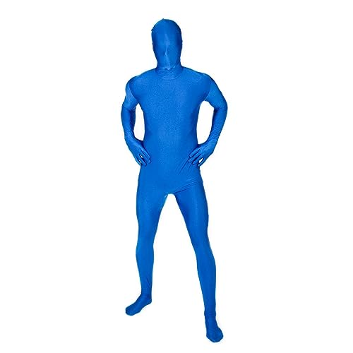 Morphsuit Full Body Costume - Silver, M | Original Bodysuit for Adults & Kids | Super Stretch Suit Great for DIY Party Outfit | Halloween, Cosplay, Fancy Dress | For Men & Women - Black L