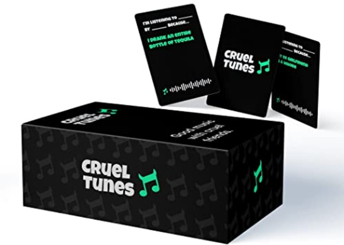 Cruel Tunes- The Hilarious Adult Party Game for Music Lovers| Fun Game for Pregames, Game Nights, and Drinking Games|