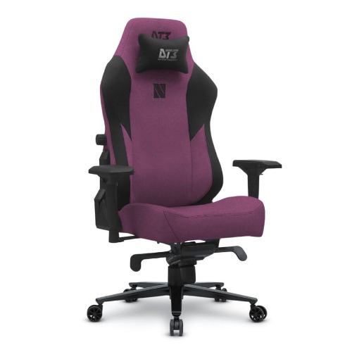 Cadeira Gamer DT3 Nero, Revestimento com Tecido DT3 Max2Weave™, almofada magnética, apoio lombar integrado, braços 4D+, suporta até 140kg e altura máx. de 1,85m(Grape) - Grape