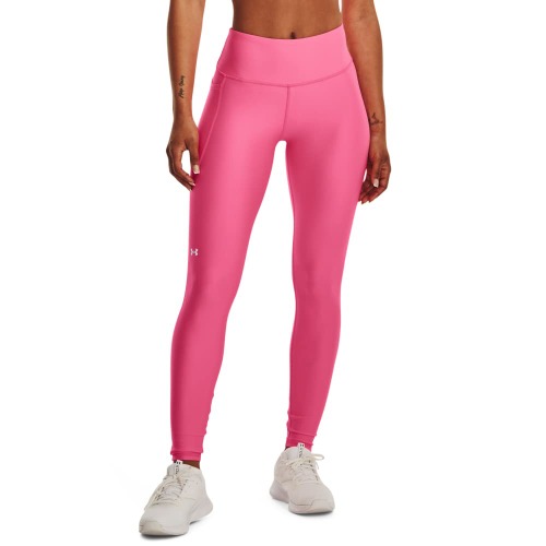 Legging de Treino Feminina Under Armour HiRise Leg NS - P - (640) Punk rosa / branco