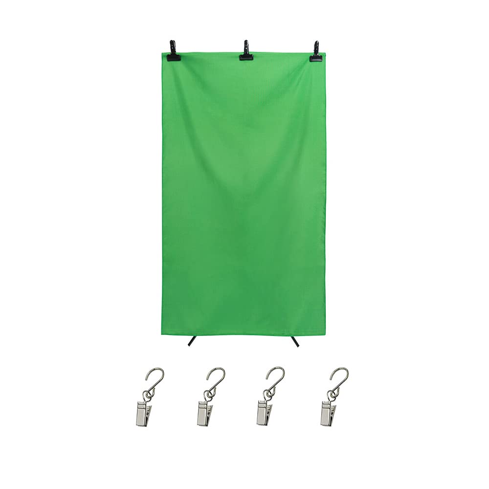 Tiardey 5 x 3.3 ft Photography Backdrop Background, Keying Muslin Background Screen for Photo Video Studio, Backdrop Clip,Post scene retouching-Green
