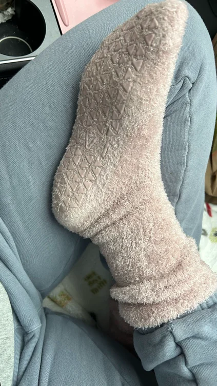 Fuzzy Pilates socks