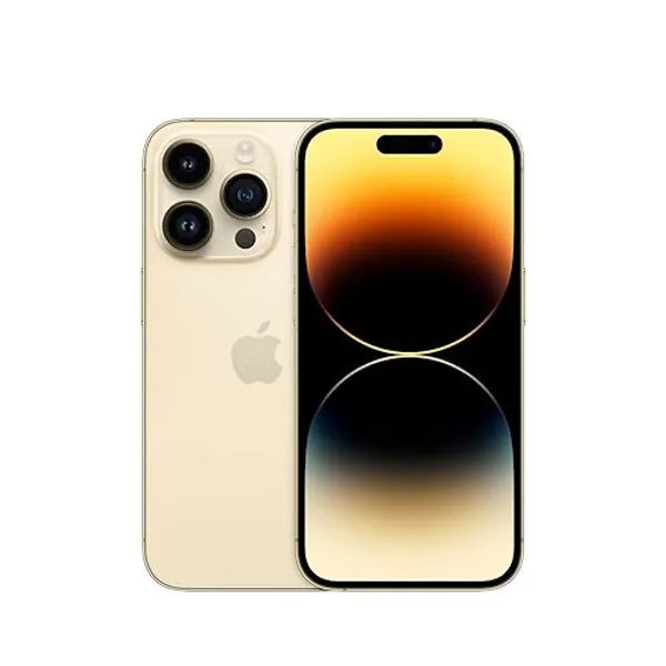 Apple iPhone 14 Pro, 128GB, Gold for AT&T (Renewed) - AT&T - Gold - 128GB