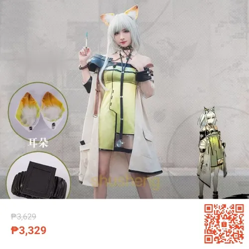 Kal'tsit From Arknights Cosplay Set (Default)