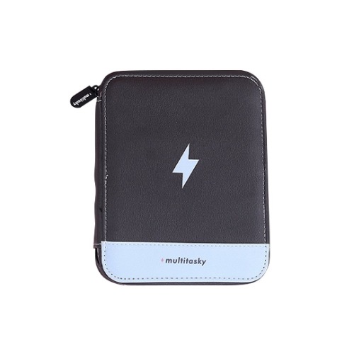 Travel Cord Organizer Pouch - Ink Black