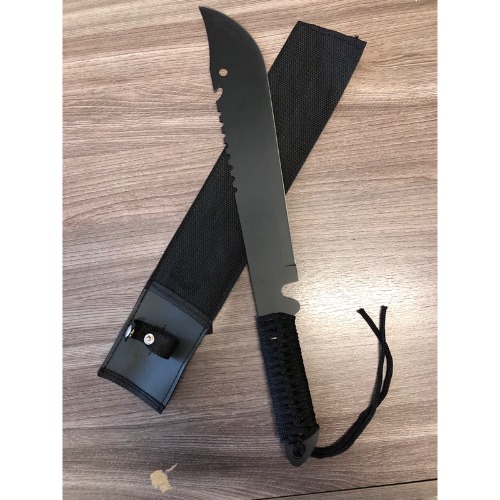 Facão Tático camping Militar  Full Tang 3 em 1