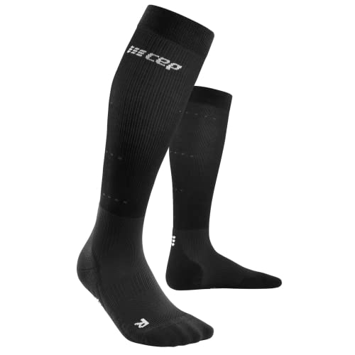 CEP Women's Infrared Recovery Compression Socks – 20-30 Mmhg Compression Support - 3 - Black/Black
