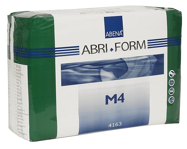 Abena Abri-Form Comfort Plastic-Backed Briefs, Level 4, (Medium To Large Sizes) Medium, 14 Count - Medium - 14