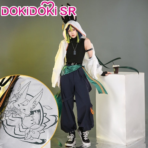 DokiDoki-SR  Genshin Impact Cosplay Tighnari Costume Casual Wear Sumeru
