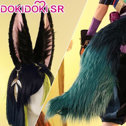 DokiDoki-SR Genshin Impact Cosplay Tighnari Tail Ears 