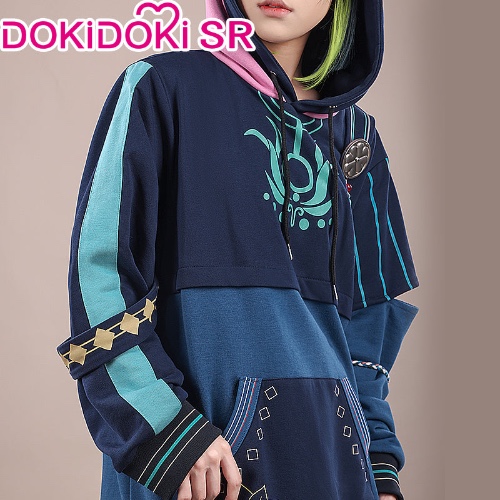 【Tighnari Ready For Ship】DokiDoki-SR Game Genshin Impact Cosplay Cyno / Tighnari Costume Sand Sea Forest Coat Casual Wear | Tighnari-XL