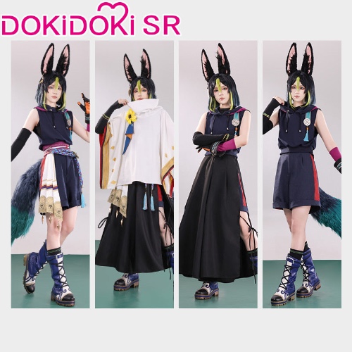 DokiDoki-SR Game Genshin Impact Cosplay Tighnari Costume Doujin Casual Wear | XL-PREASLE