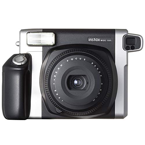 Fujifilm Instax Wide 300 Fotocamera Istantanea, per Foto Formato 62x99 mm, Nero/Argento - Black