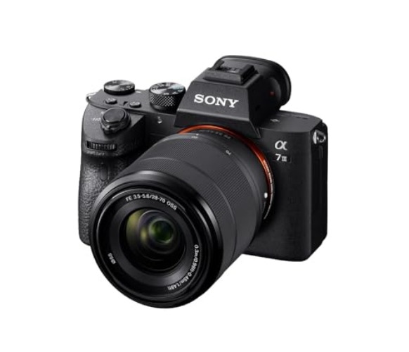 Sony Alpha 7 III | Full-Frame Mirrorless Camera with Sony 28-70 mm f/3.5-5.6 Zoom Lens ( Fast 0.02s AF, 5-axis in-body optical image stabilisation, 4K HLG, Large Battery Capacity ) - Camera with SEL2870 Lens Kit