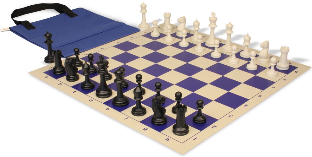Vinyl Rollup chess set