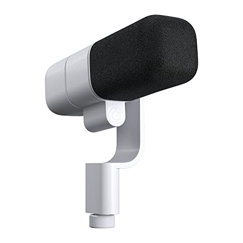 Logitech for Creators Blue Sona Active Dynamic XLR Broadcast Microphone for Streaming, Podcasting and Content Creation, ClearAmp Active Preamp, Dual-Diaphragm Capsule, Internal Shockmount - Off White - Off-White - Microphone
