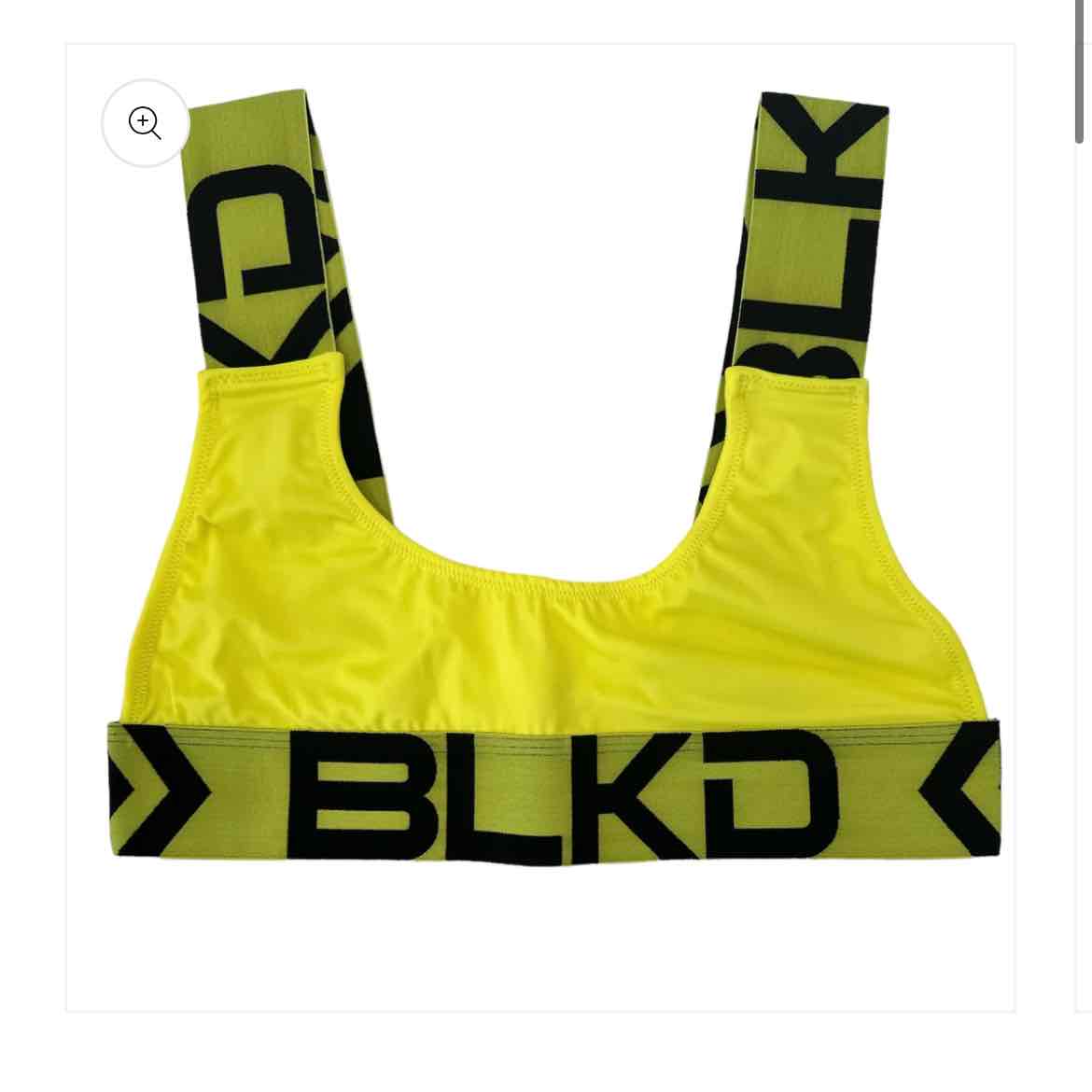 BLKD Yellow Crop Top