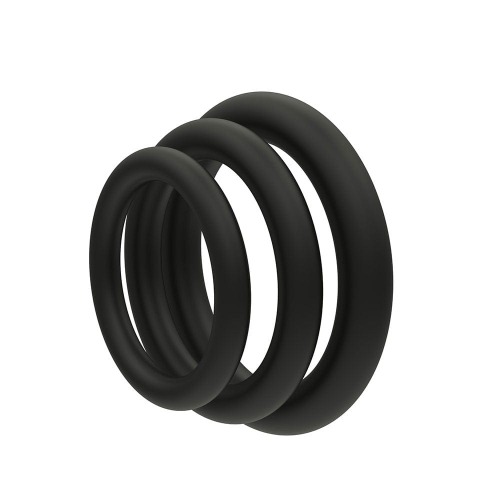 LOOP · Silicone Constriction Ring Set | Black