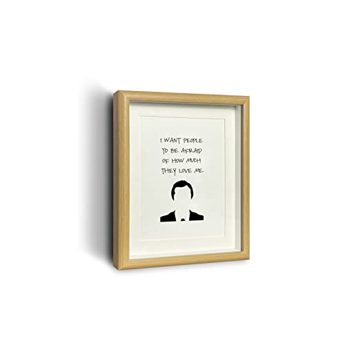 The Office Merchandise Motivational Photo Frame Inspirational Wall Art for The Office Decor The Office Quote Poster for Coworker, Friend or The Office TV Show Fans, Michael Scott Saying ( 8.8” X 10.8”) - MICHAEL SCOTT-02