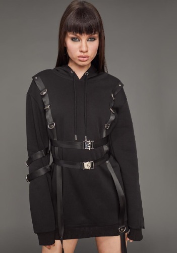 Came To Slay Harness Hoodie | Medium