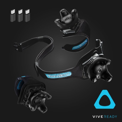 HTC 3 Pack VIVE Tracker (3.0) + Rebuff Reality TrackStrap Plus for Full Body Tracking in VR | Default Title