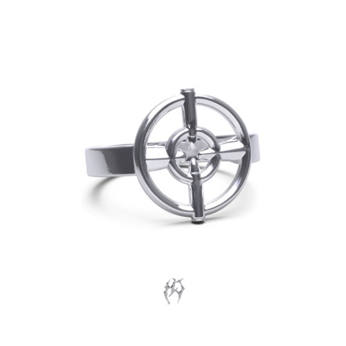 CROSSHAIR RING | SOLID .925 STERLING SILVER / 6